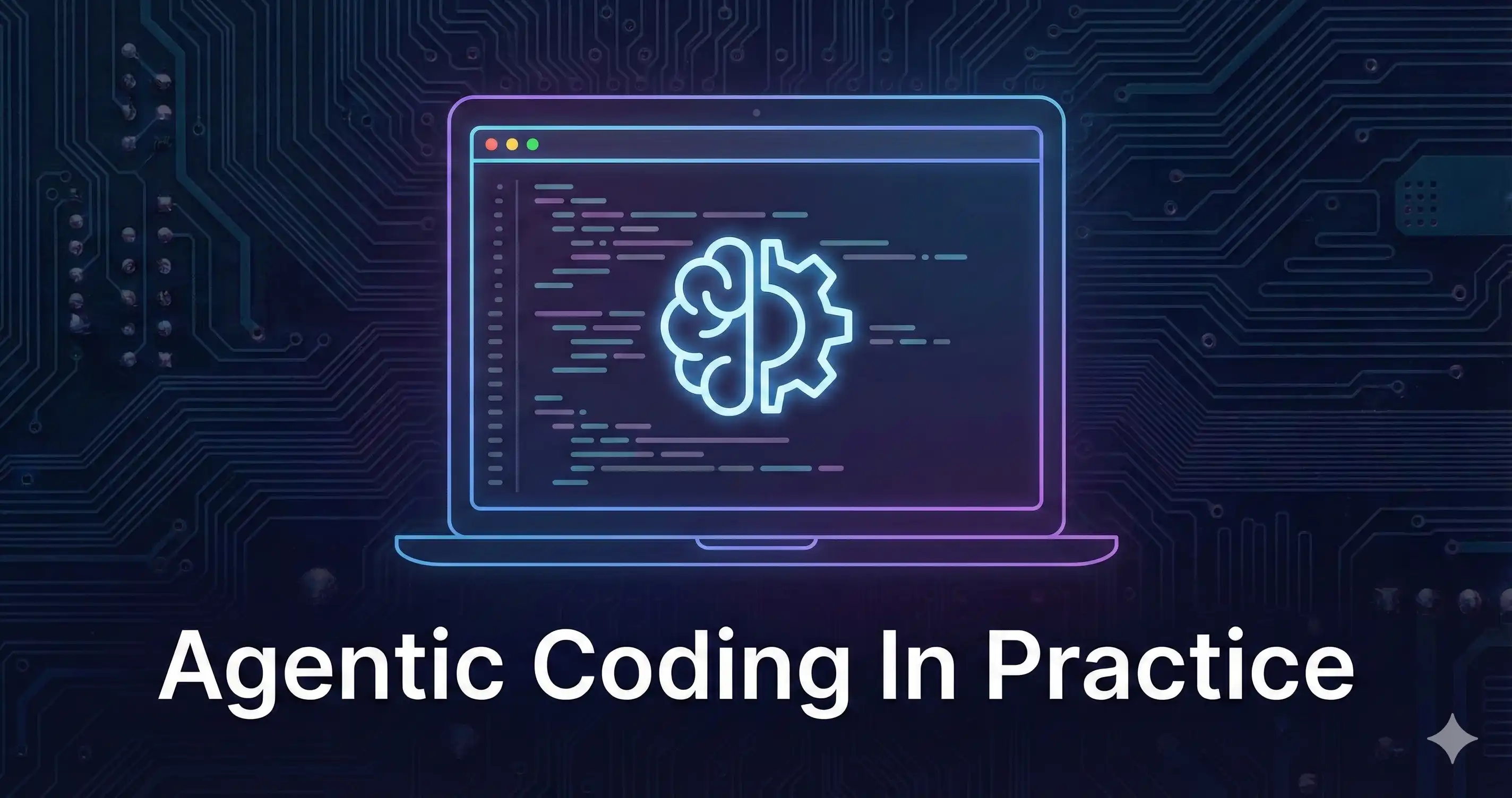Agentic coding workflow illustration
